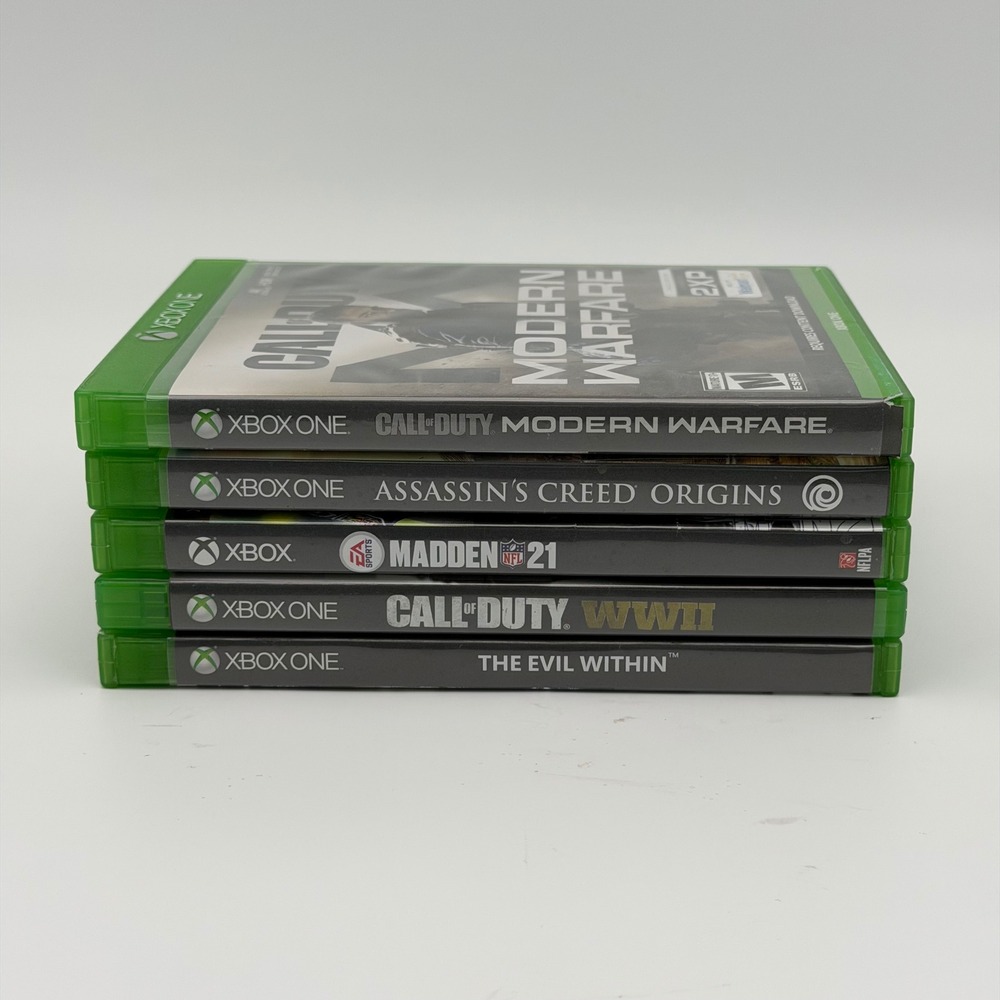 (Lot of 5) Microsoft Xbox One Video Games